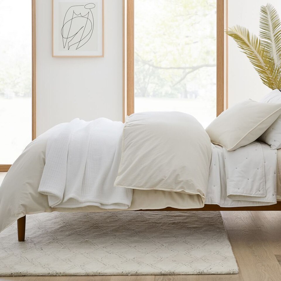 Organic Cotton Ribbed Blanket West Elm Australia